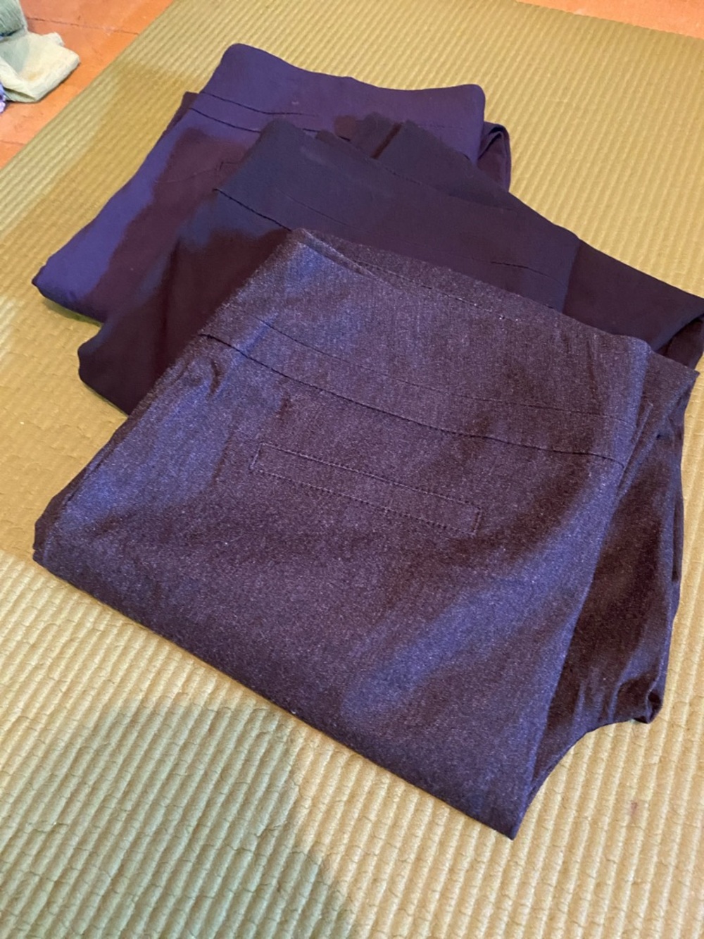 Renuar Dress Pants set of three navy/grey/black office attire pants